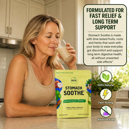 Soothe Naturals Stomach Soothe Acid Reflux Powder 30 Servings